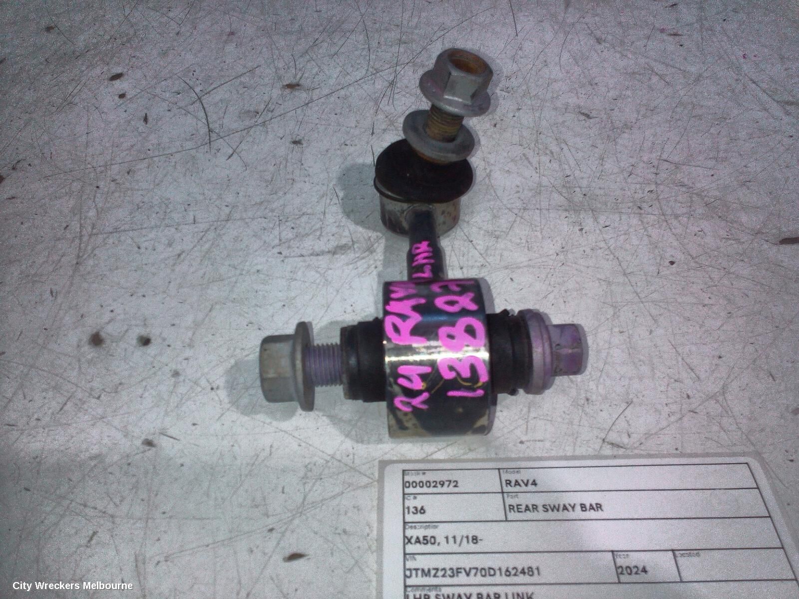 TOYOTA RAV4 2024 Rear Sway Bar