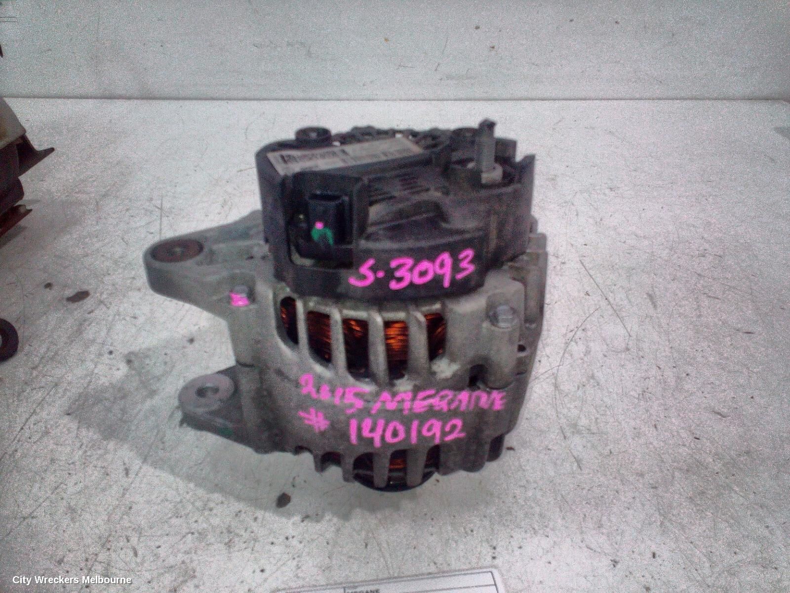 RENAULT MEGANE 2015 Alternator