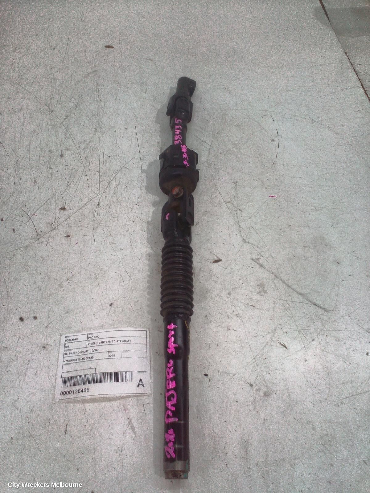 MITSUBISHI PAJERO 2020 STEERING INTERMEDIATE SHAFT