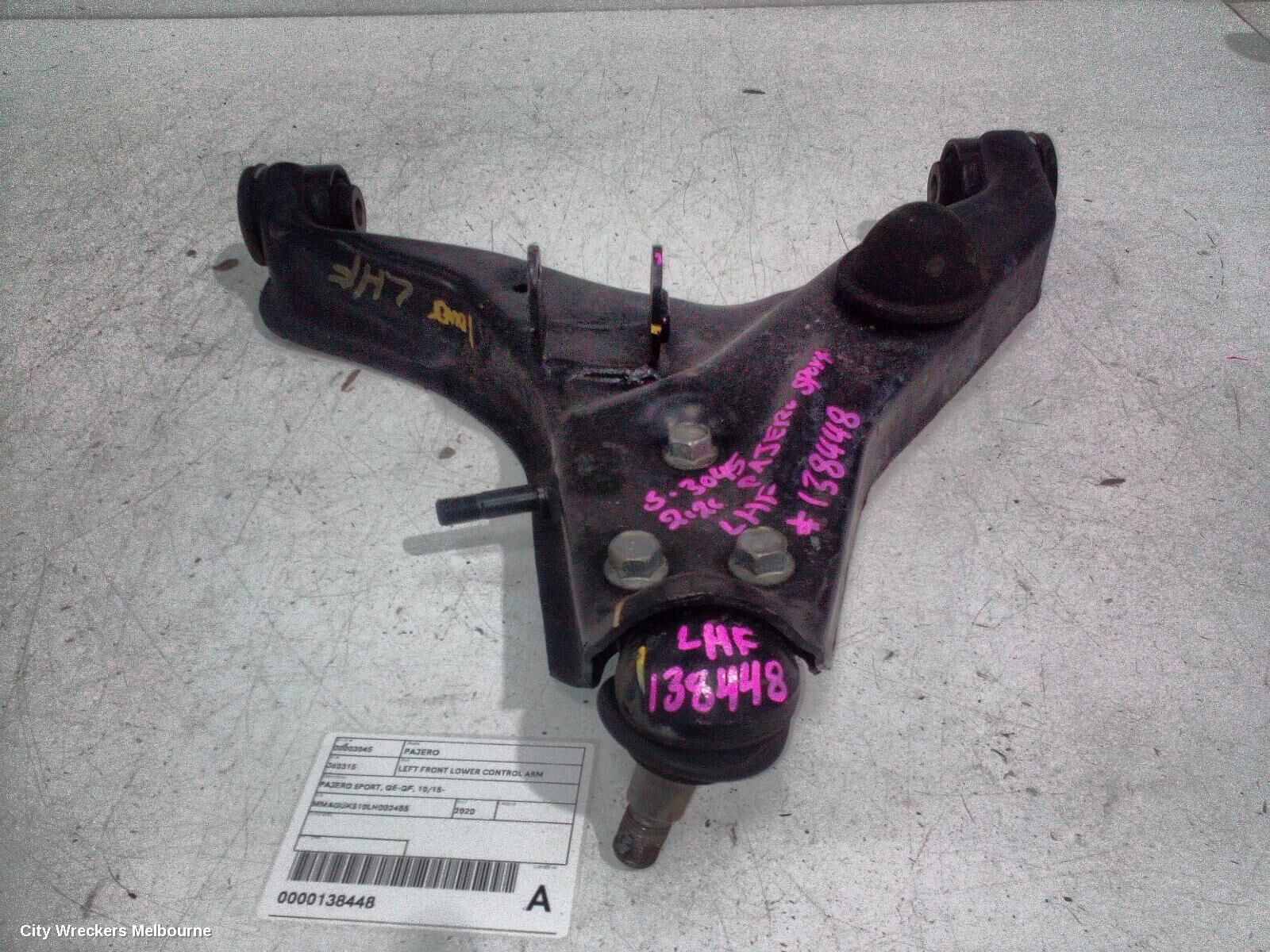 MITSUBISHI PAJERO 2020 Left Front Lower Control Arm