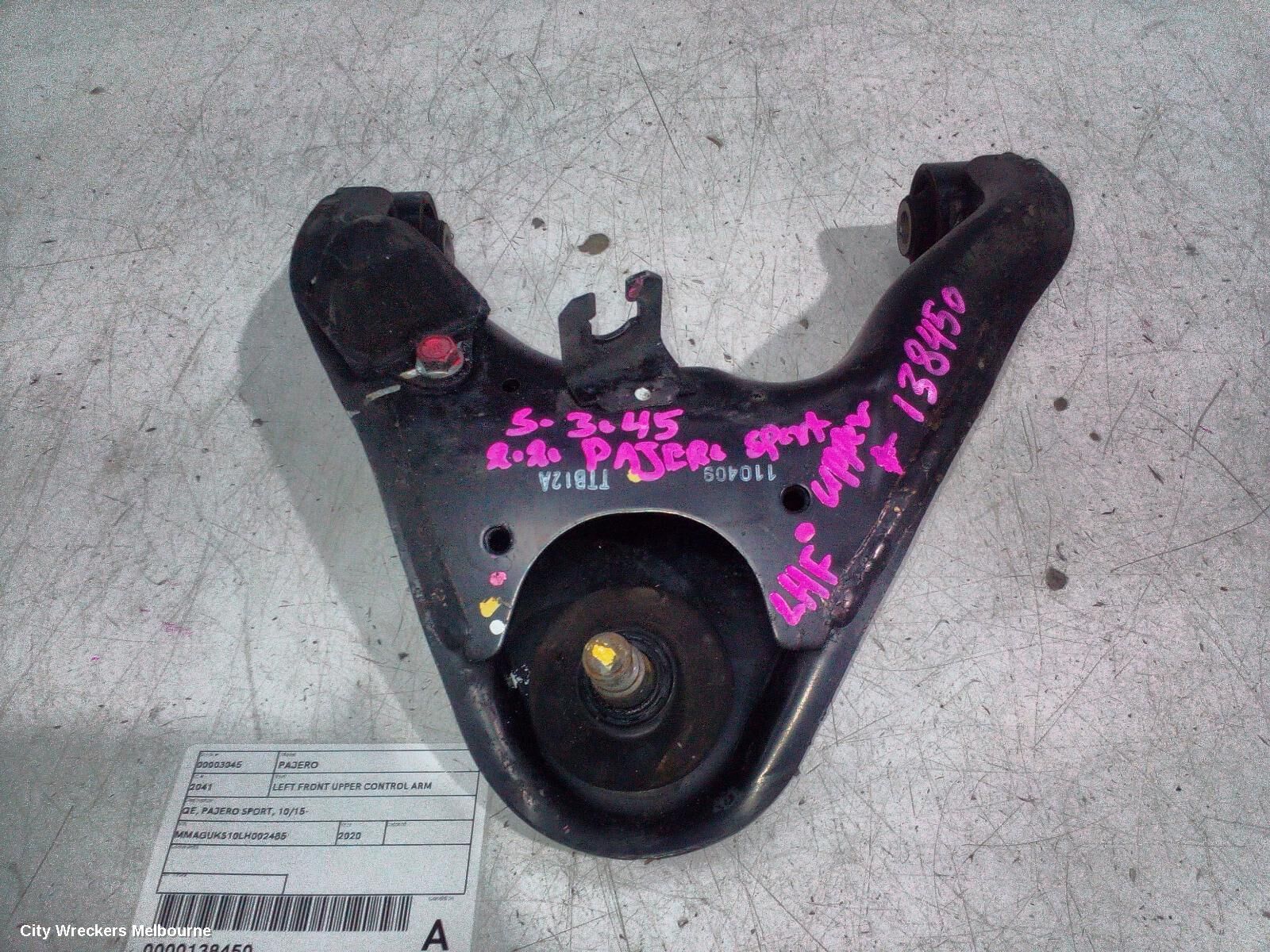 MITSUBISHI PAJERO 2020 Left Front Upper Control Arm