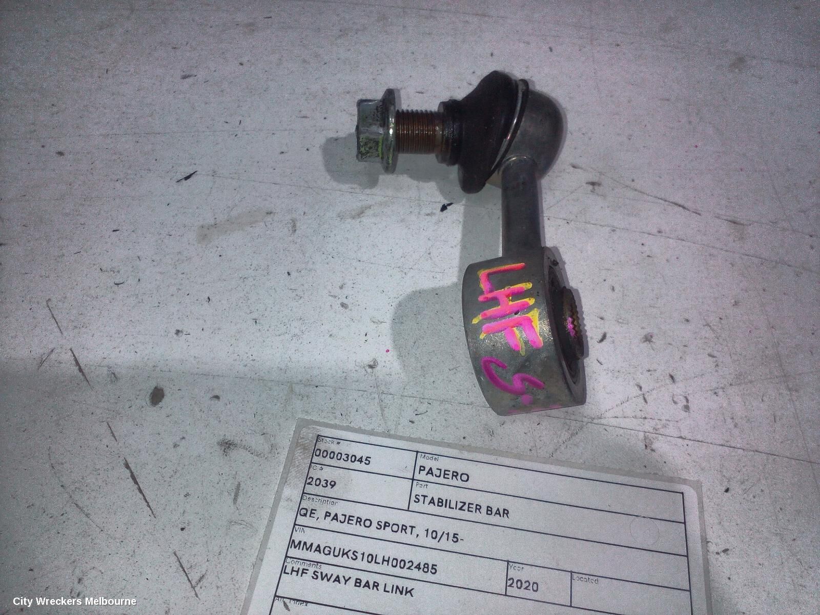 MITSUBISHI PAJERO 2020 Stabiliser Bar