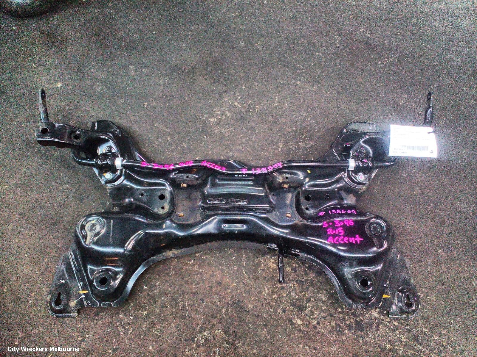 HYUNDAI ACCENT 2015 Frt Xmember/Cradle