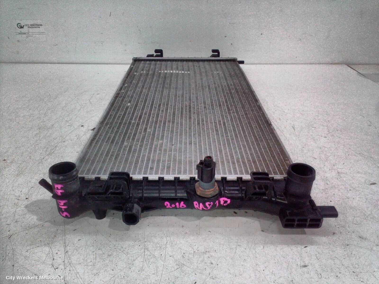 SKODA RAPID 2016 Radiator