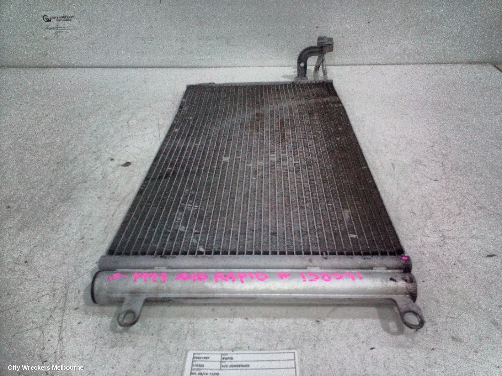 SKODA RAPID 2016 A/C Condenser