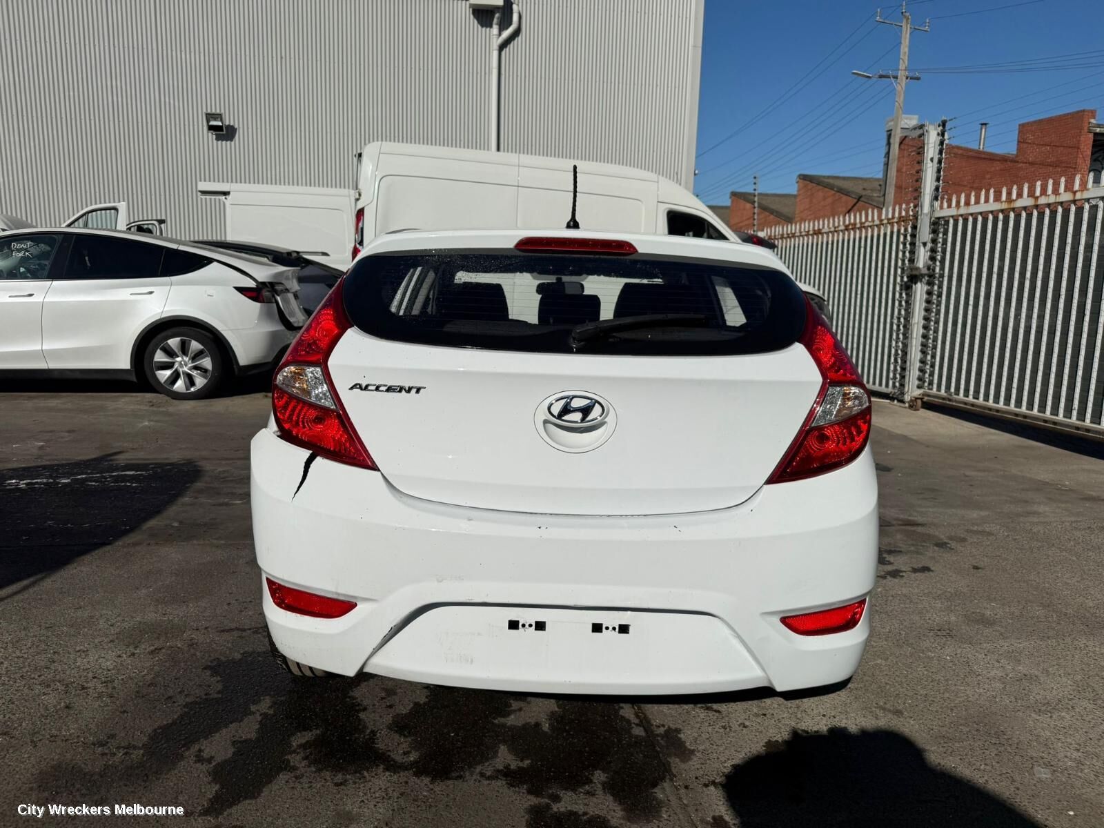 HYUNDAI ACCENT 2017 Right Door Mirror