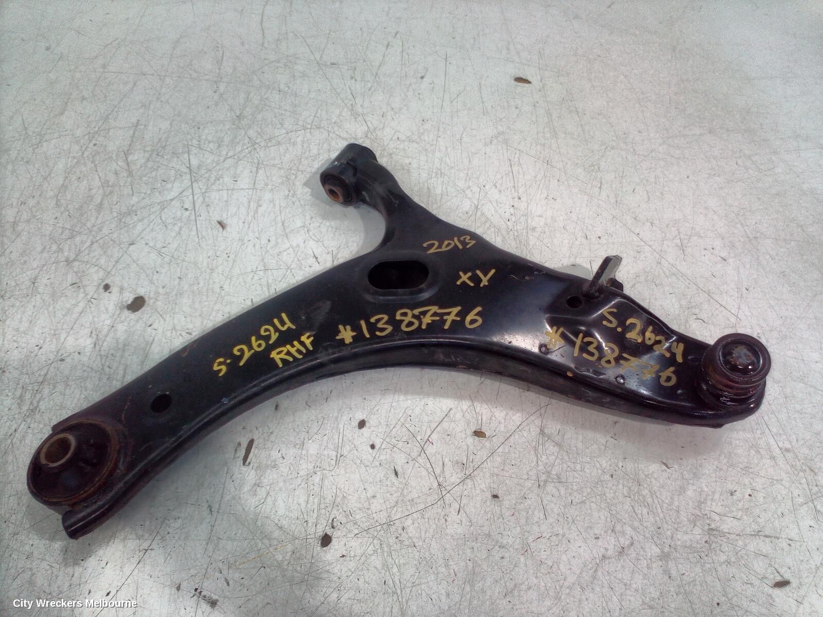 SUBARU XV 2013 Right Front Lower Control Arm