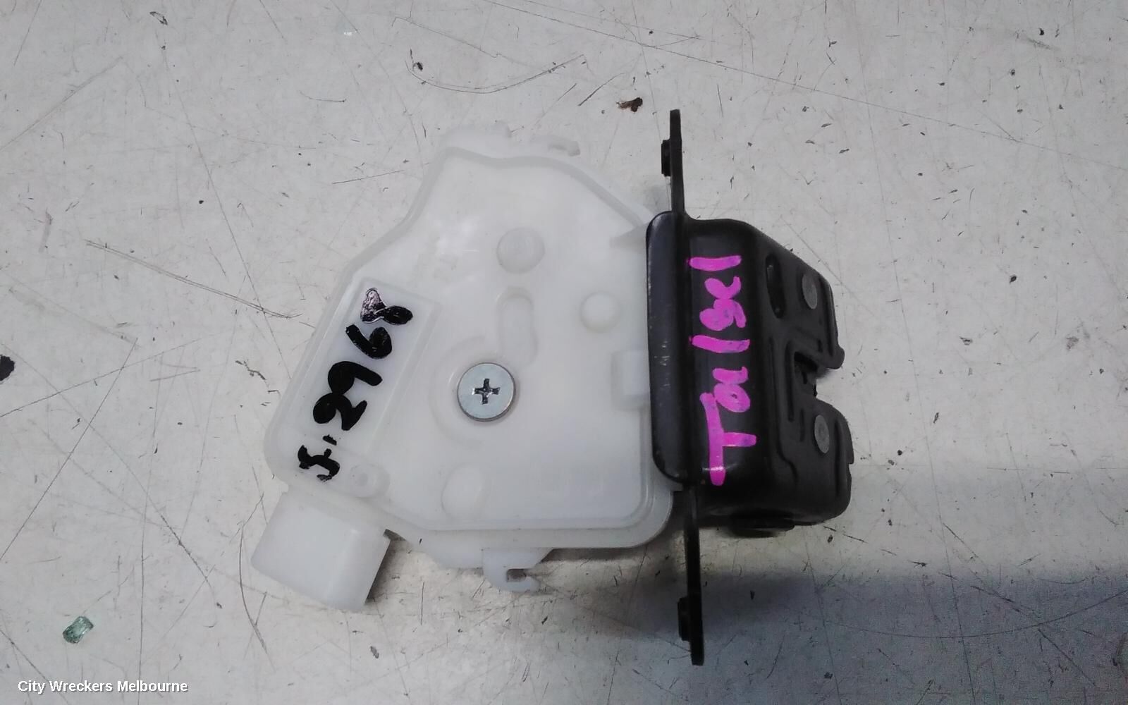 TOYOTA YARIS 2016 Door/Boot/Gate Lock, TAILGATE LOCK, NCP13#, 08/11-01/20