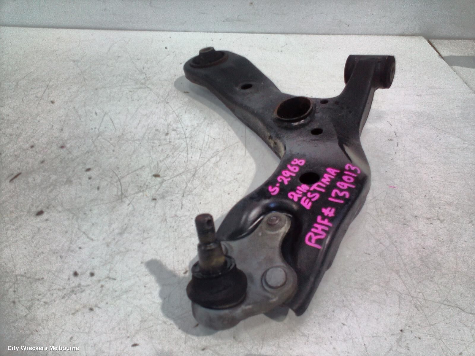 TOYOTA ESTIMA 2010 Right Front Lower Control Arm