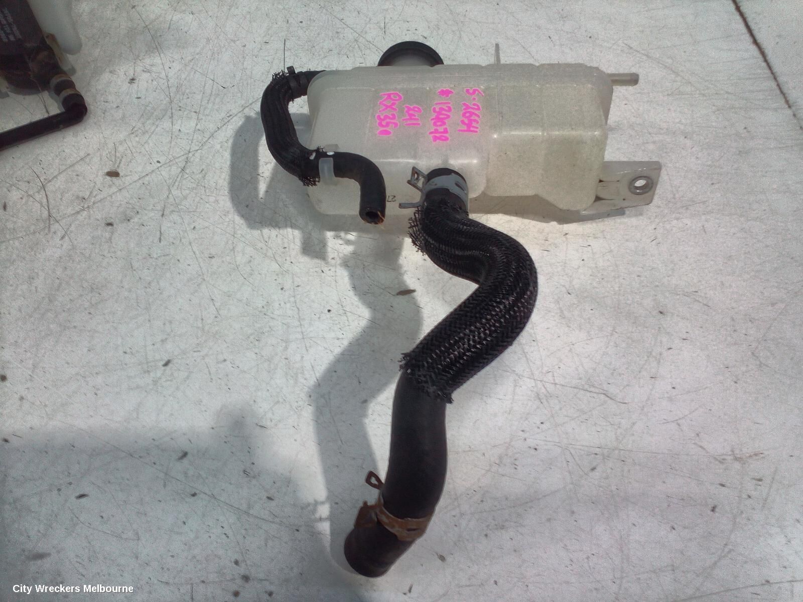 LEXUS RX SERIES 2011 Overflow Bottle