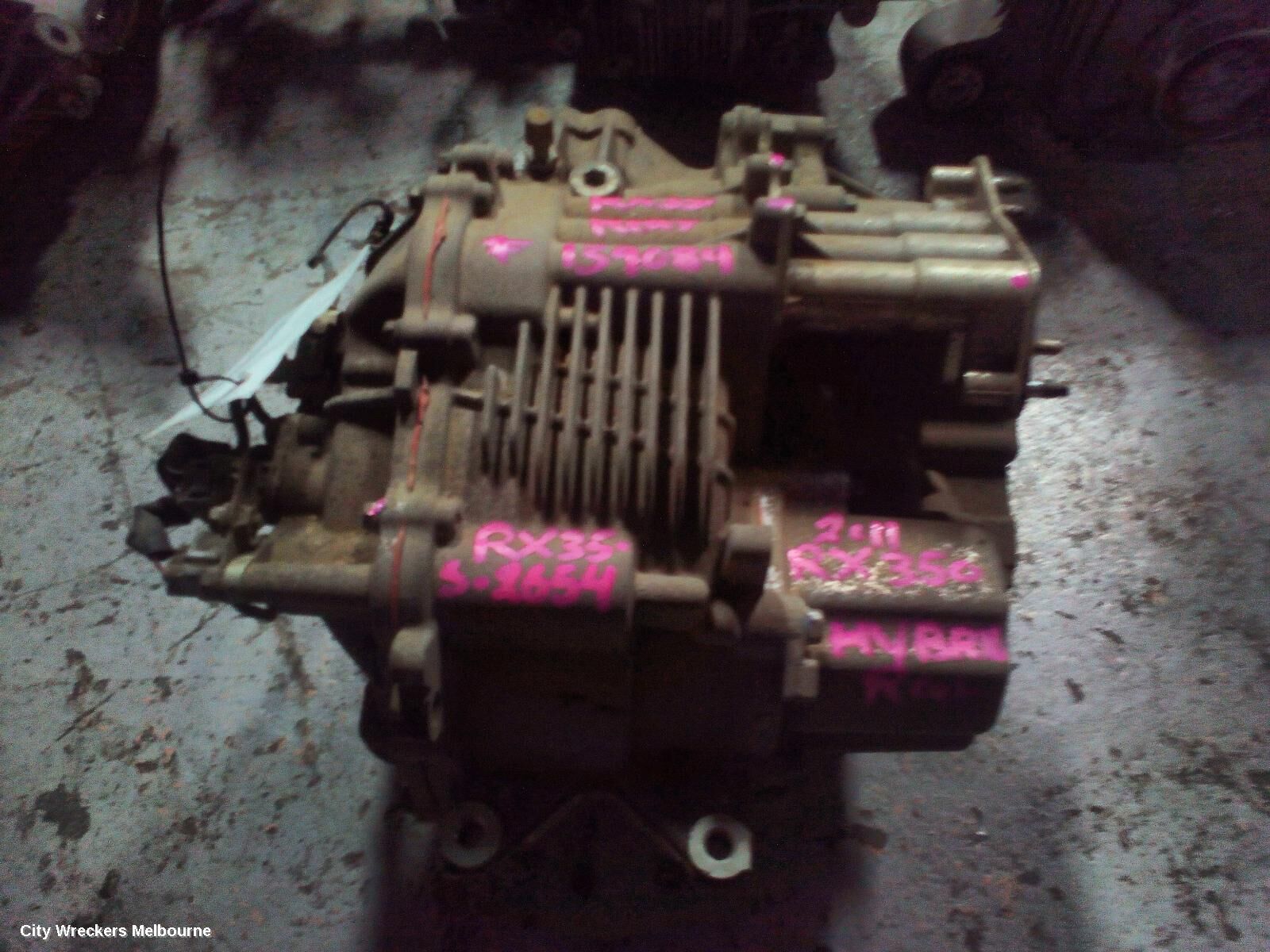 LEXUS RX SERIES 2011 Differential Centre