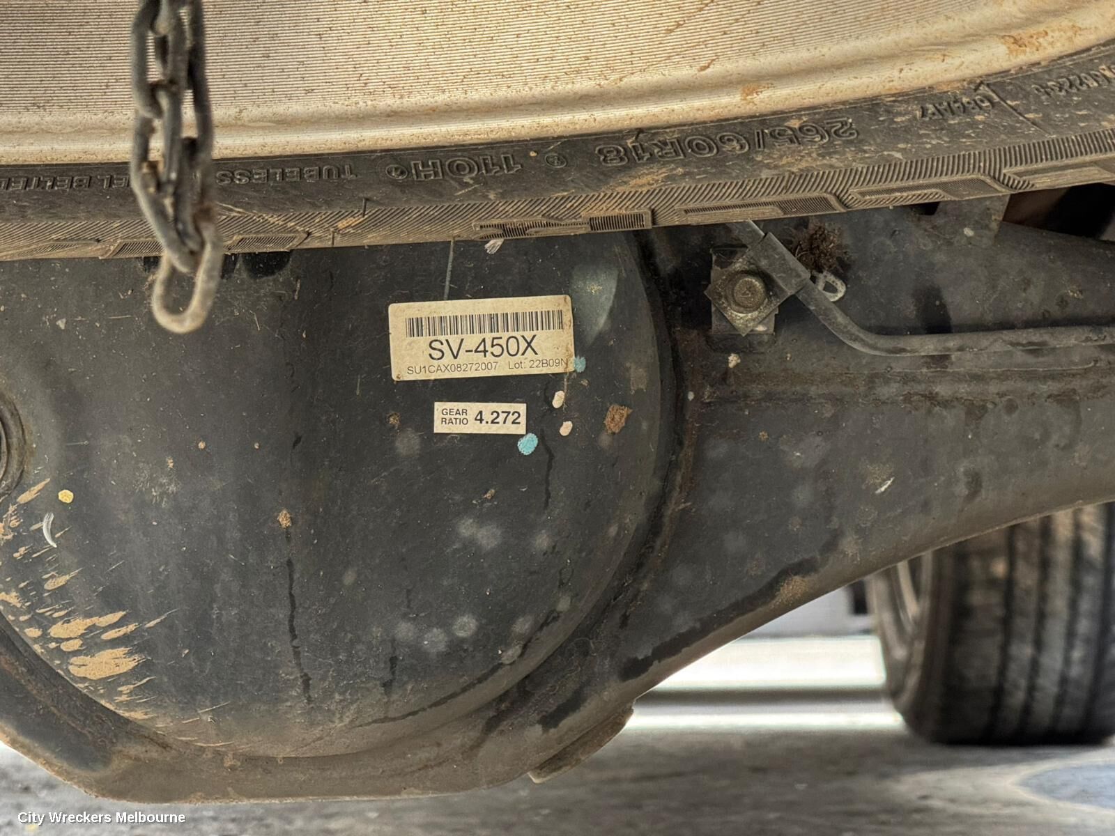MITSUBISHI TRITON 2022 Rear Diff Assembly