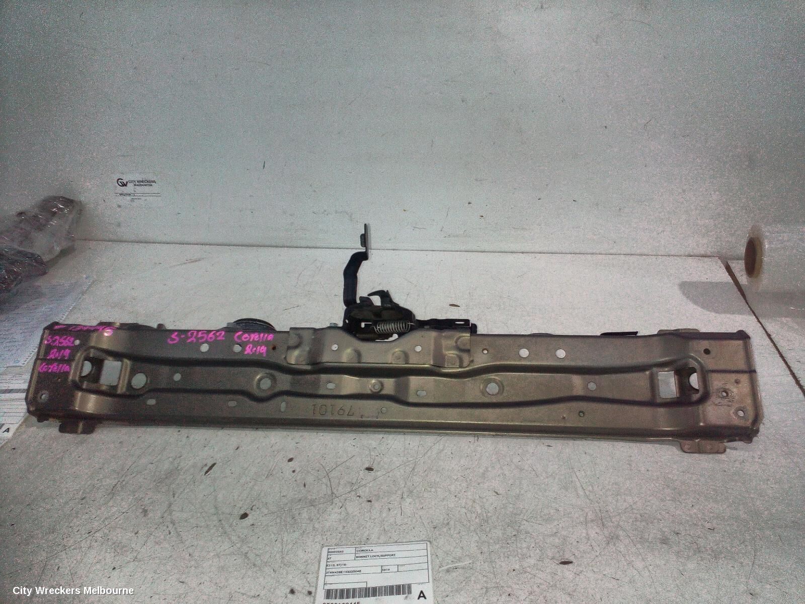 TOYOTA COROLLA 2019 Bonnet Lock/Support