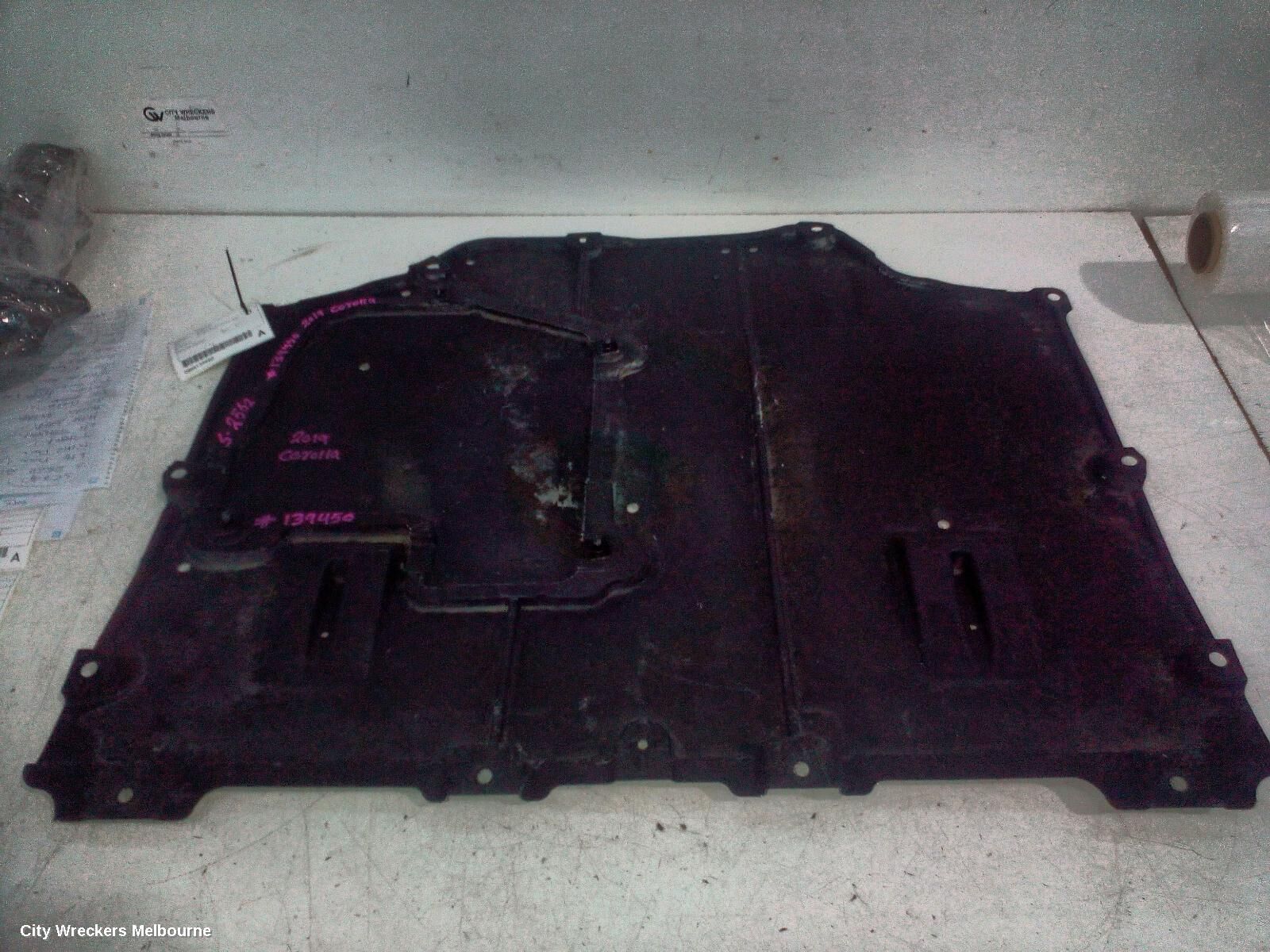 TOYOTA COROLLA 2019 LOWER ENGINE SPLASH TRAY