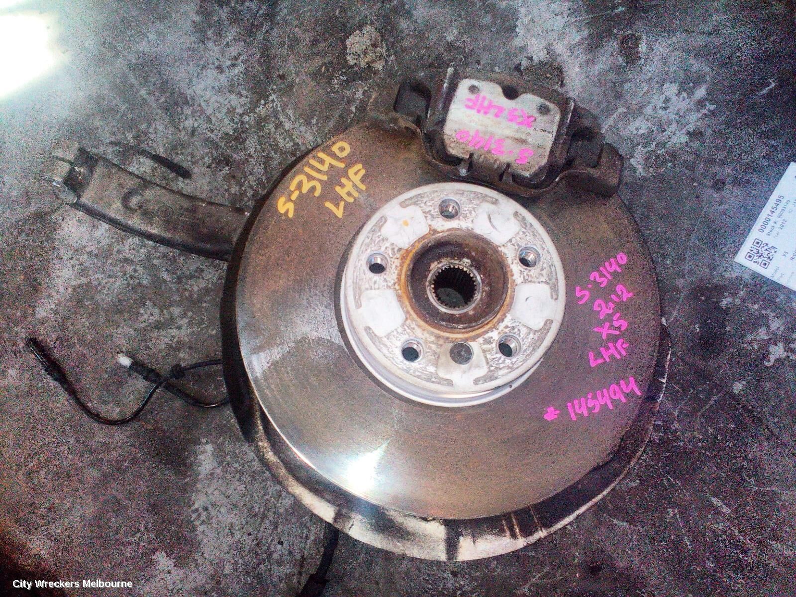 BMW X5 2012 Left Front Hub Assembly