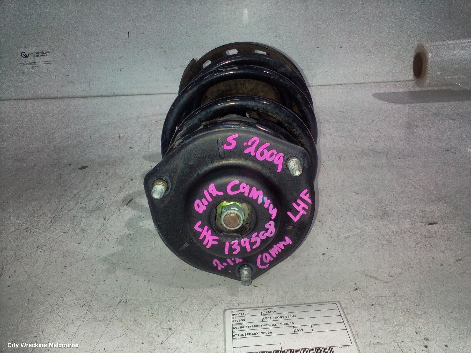 TOYOTA CAMRY 2012 Left Front Strut