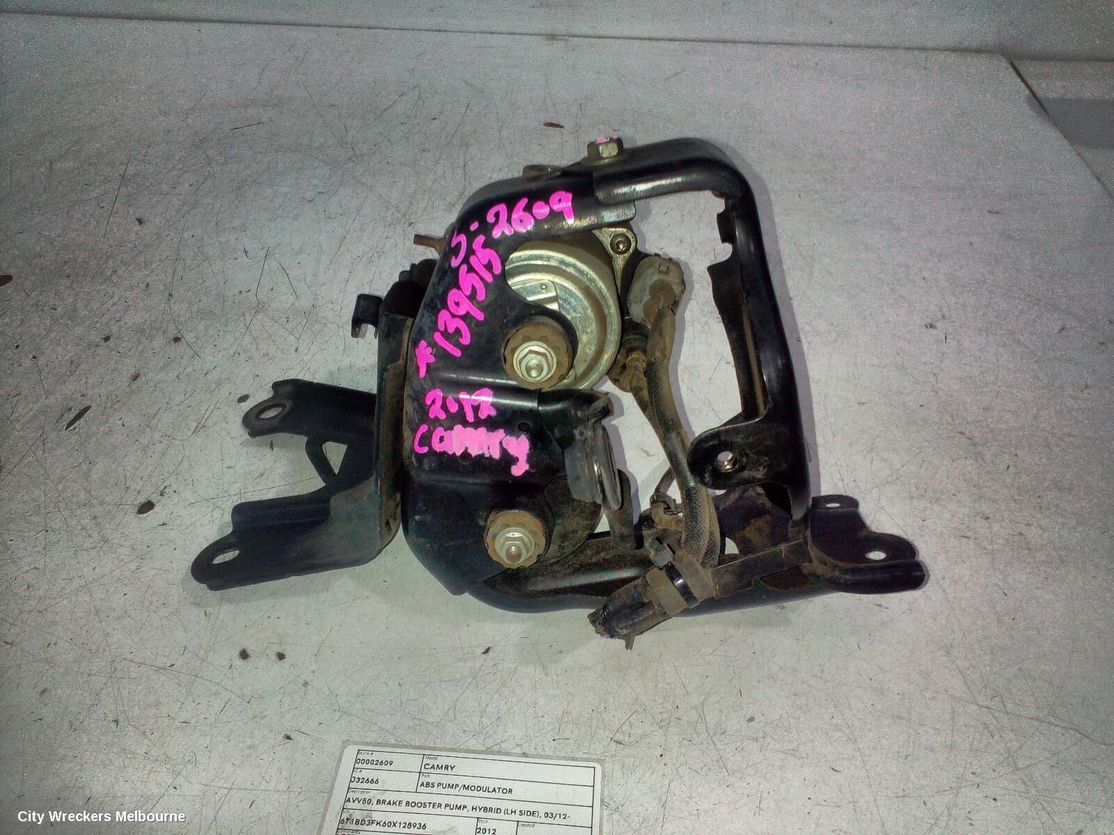 TOYOTA CAMRY 2012 Abs Pump/Modulator
