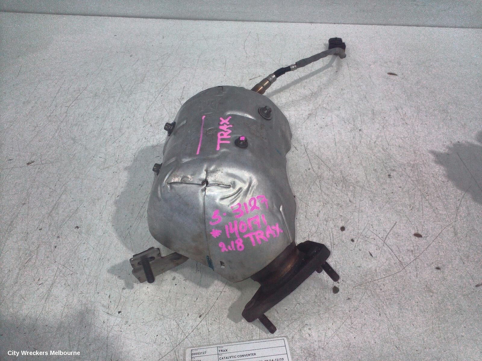 HOLDEN TRAX 2018 Catalytic Converter