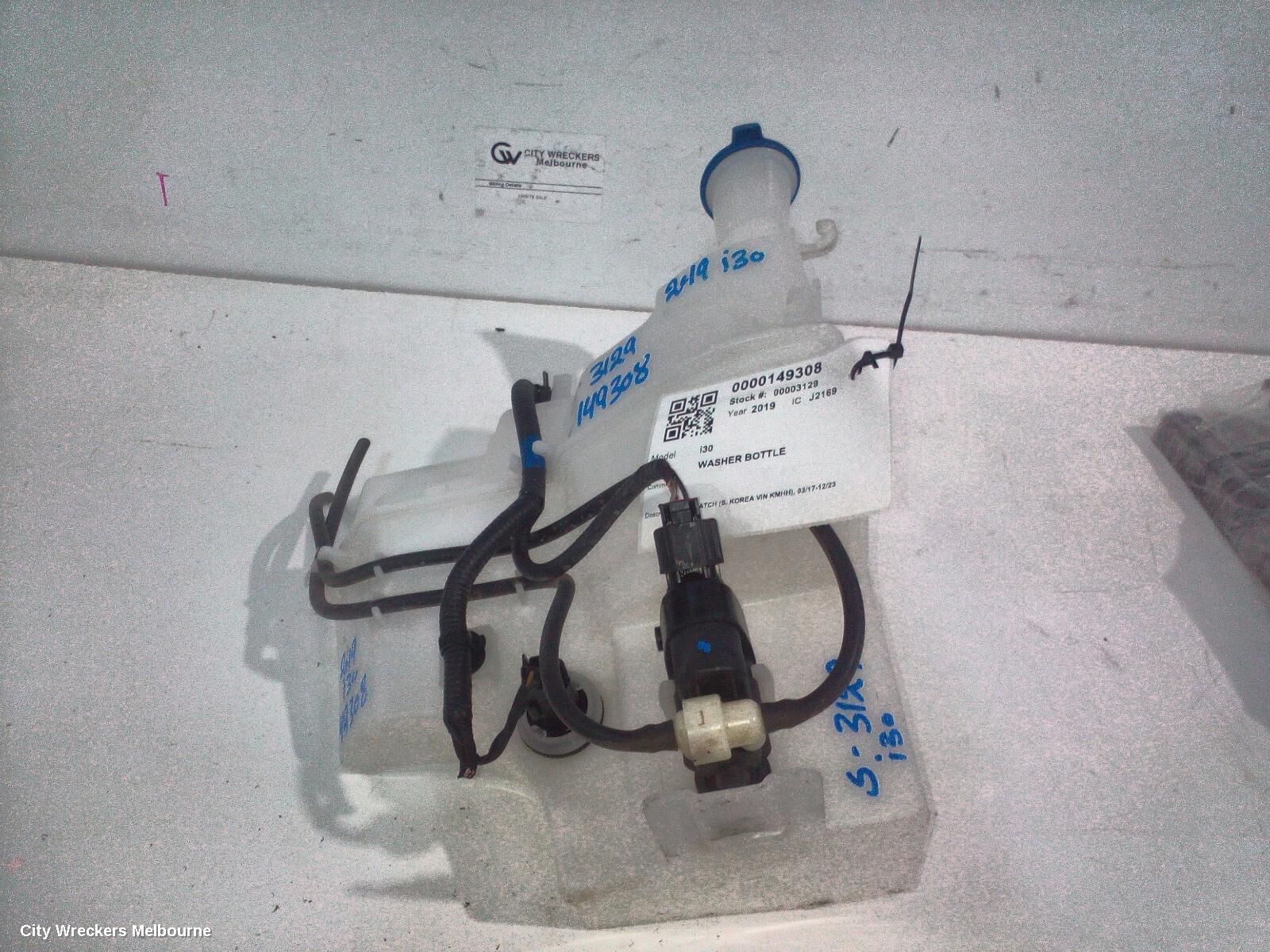 HYUNDAI I30 2019 Washer Bottle