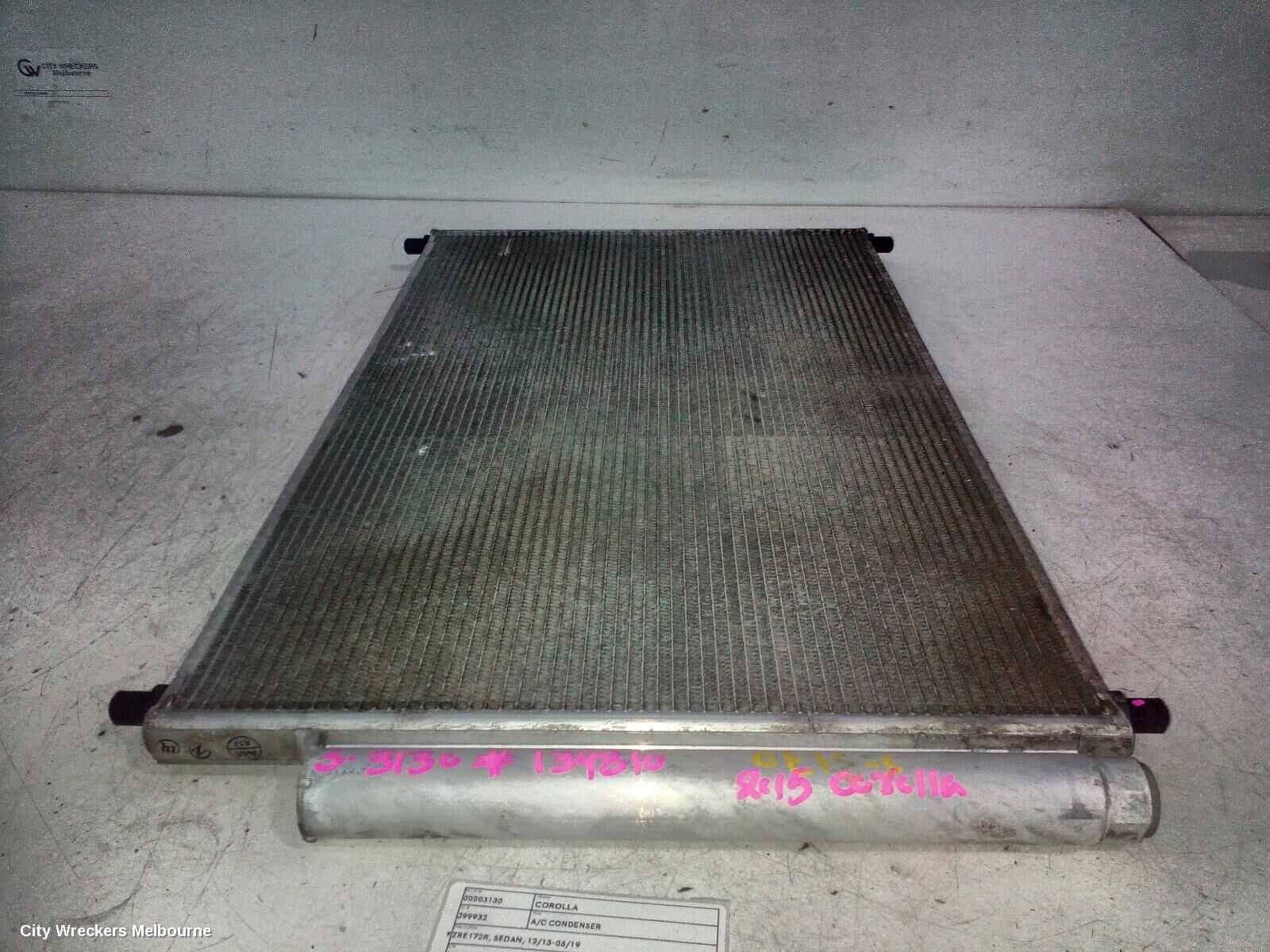 TOYOTA COROLLA 2015 A/C Condenser