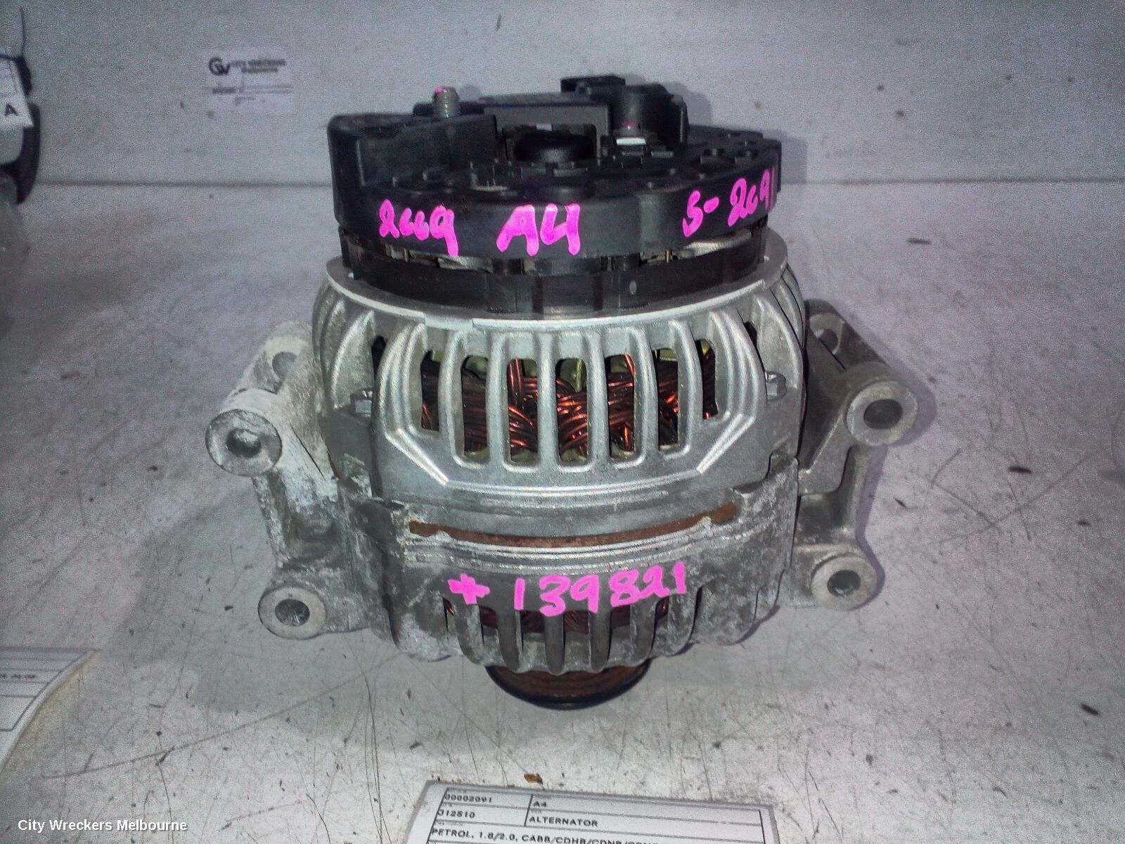 AUDI A4 2009 Alternator