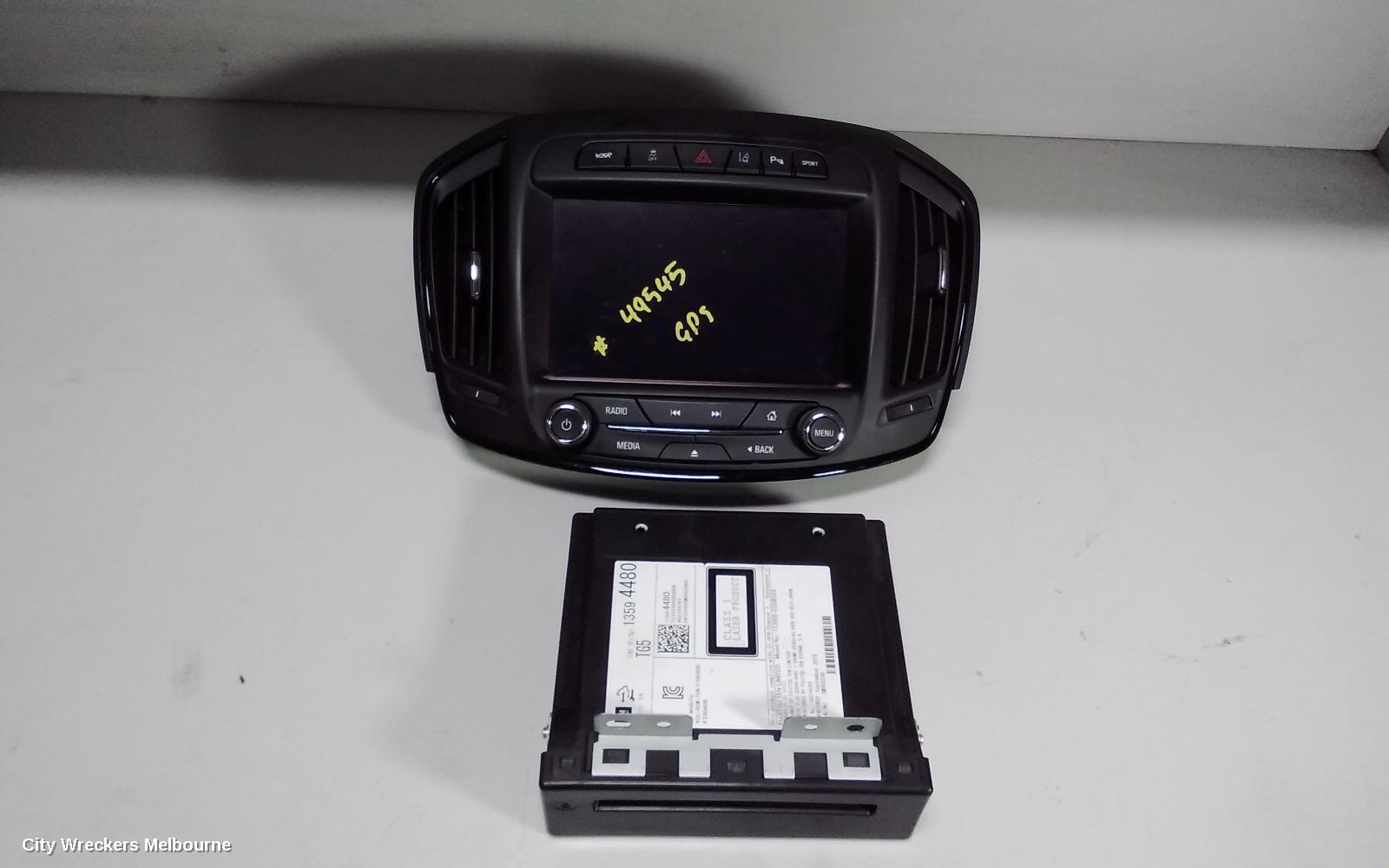HOLDEN INSIGNIA 2015 Radio/Cd/Dvd/Sat/Tv