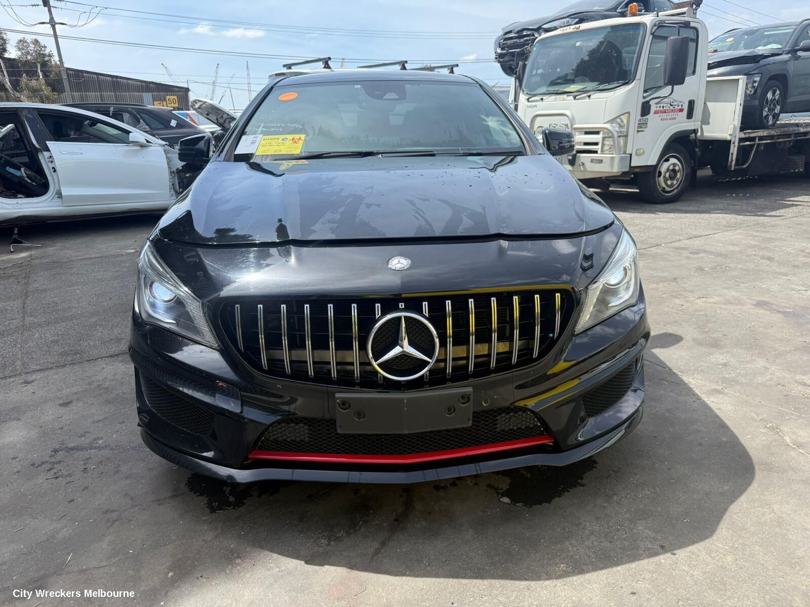 MERCEDES CLA CLASS 2016 Right Rear 1/4 Door Glass