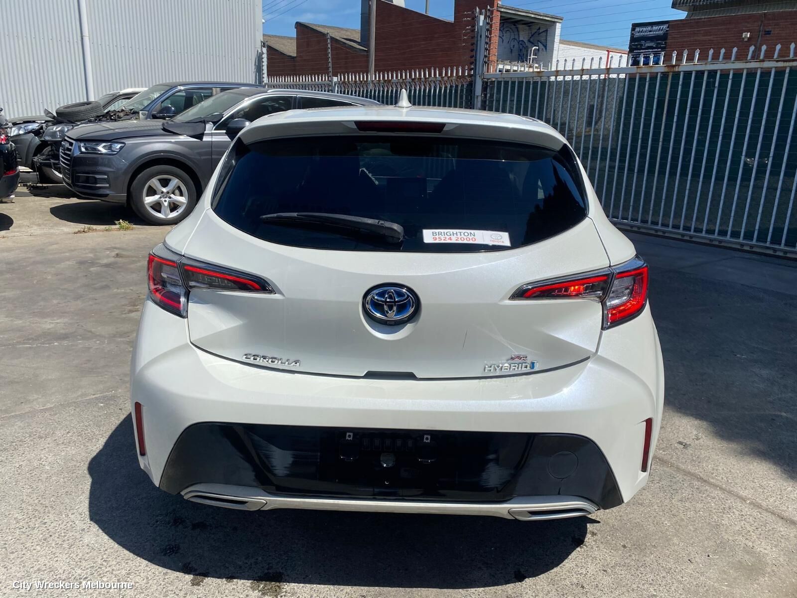 TOYOTA COROLLA 2019 R/Bar Bracket/Reinfo