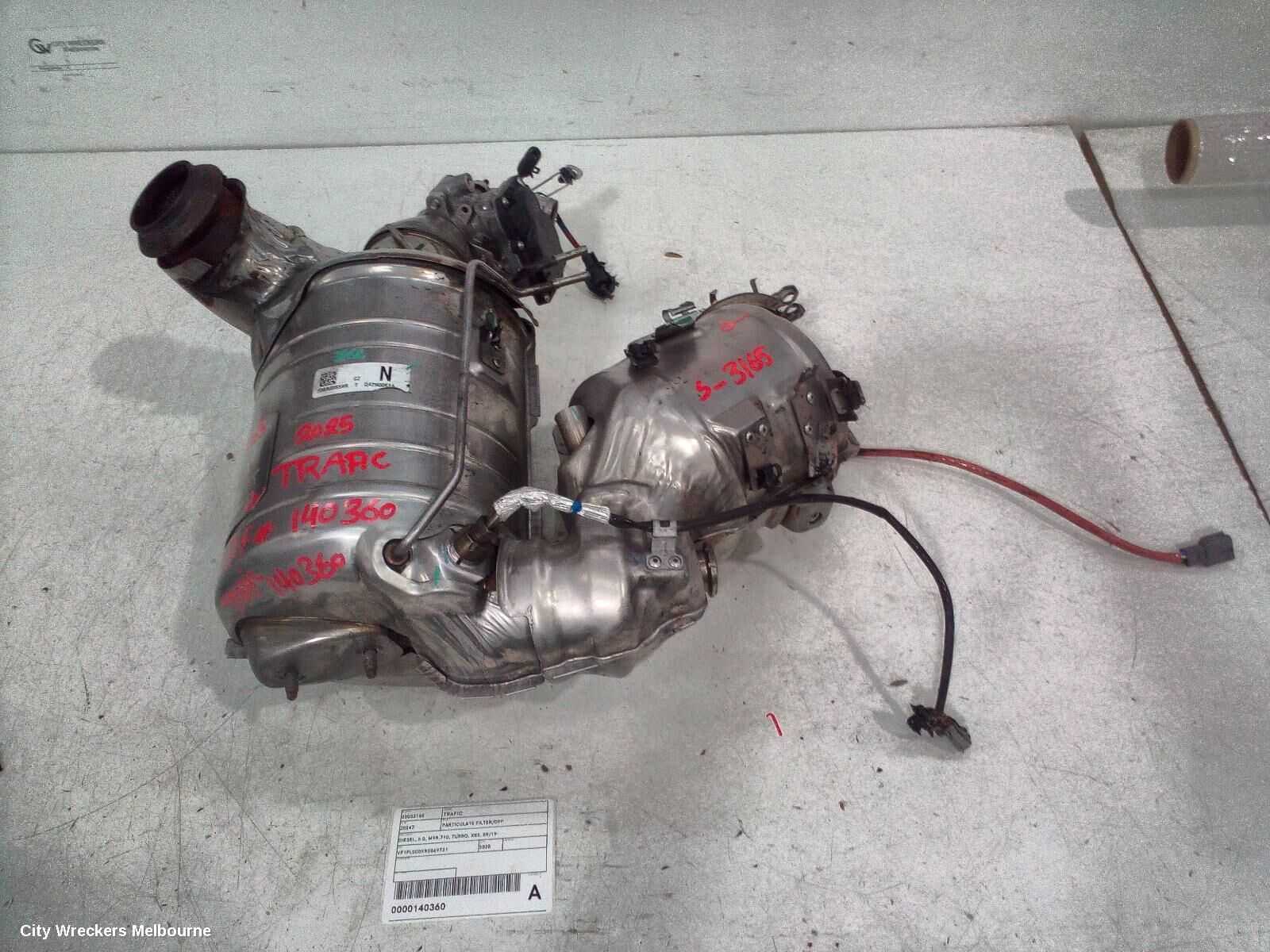 RENAULT TRAFIC 2025 Particulate Filter/Dpf