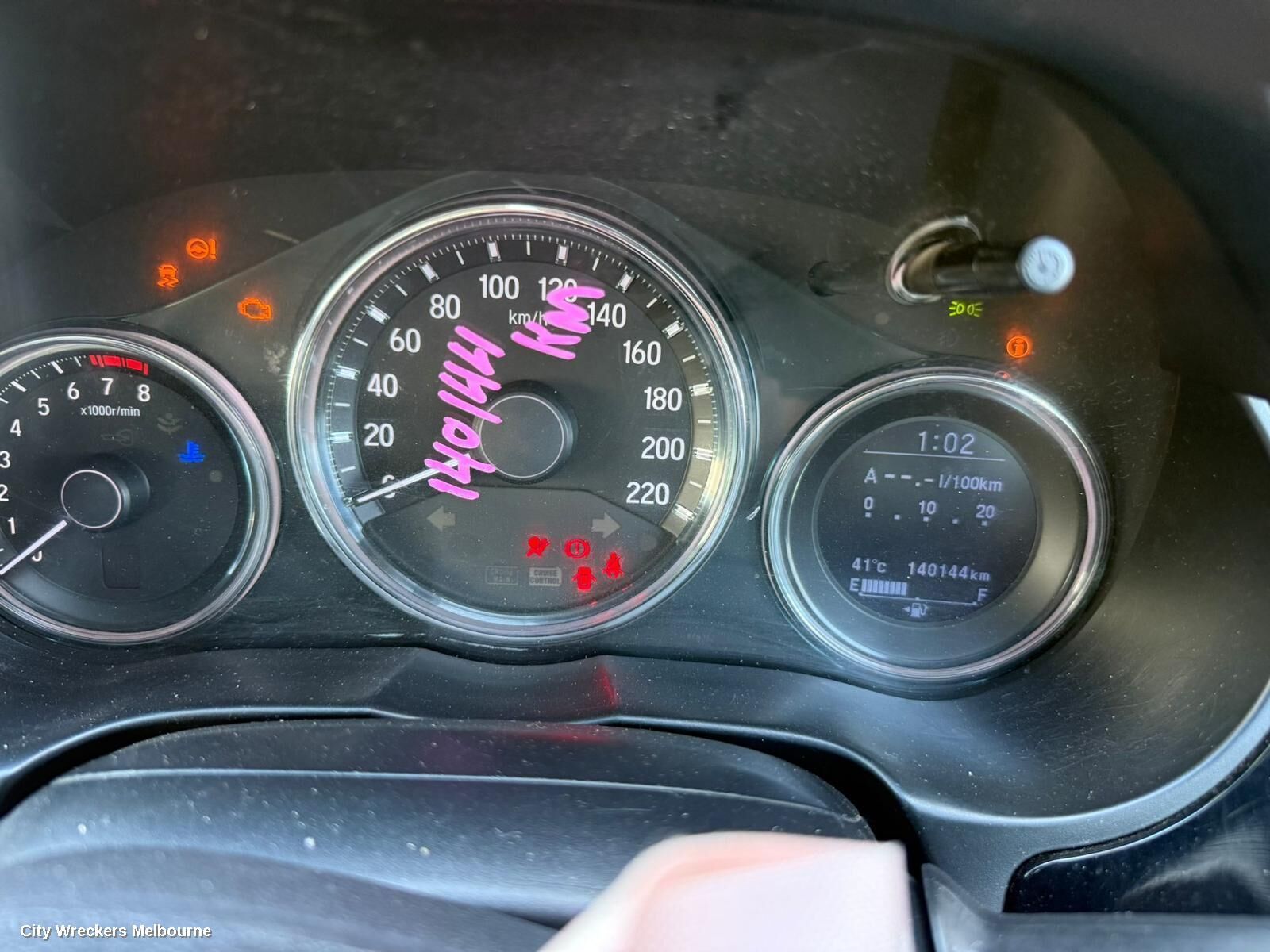 HONDA CITY 2018 Instrument Cluster