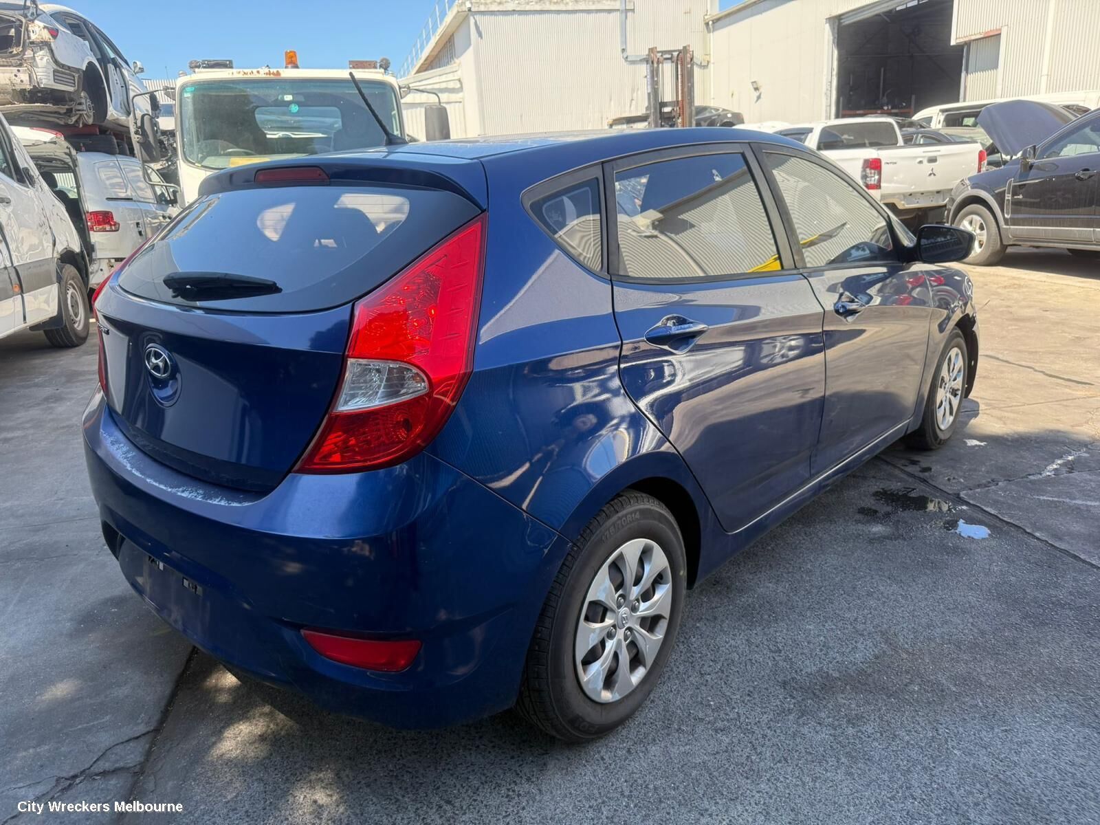 HYUNDAI ACCENT 2016 Right Rear Wnd Reg/Motor