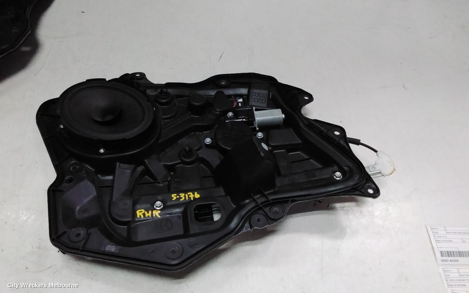 MAZDA 3 2011 Right Rear Wnd Reg/Motor