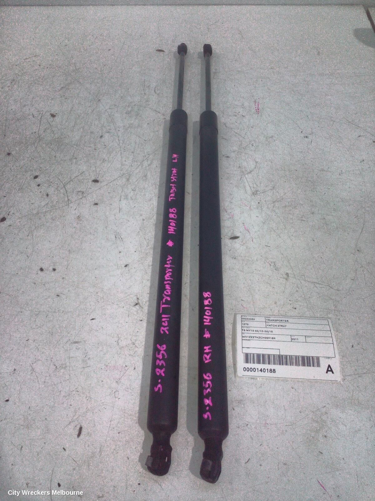 VOLKSWAGEN TRANSPORTER 2011 Hatch Strut