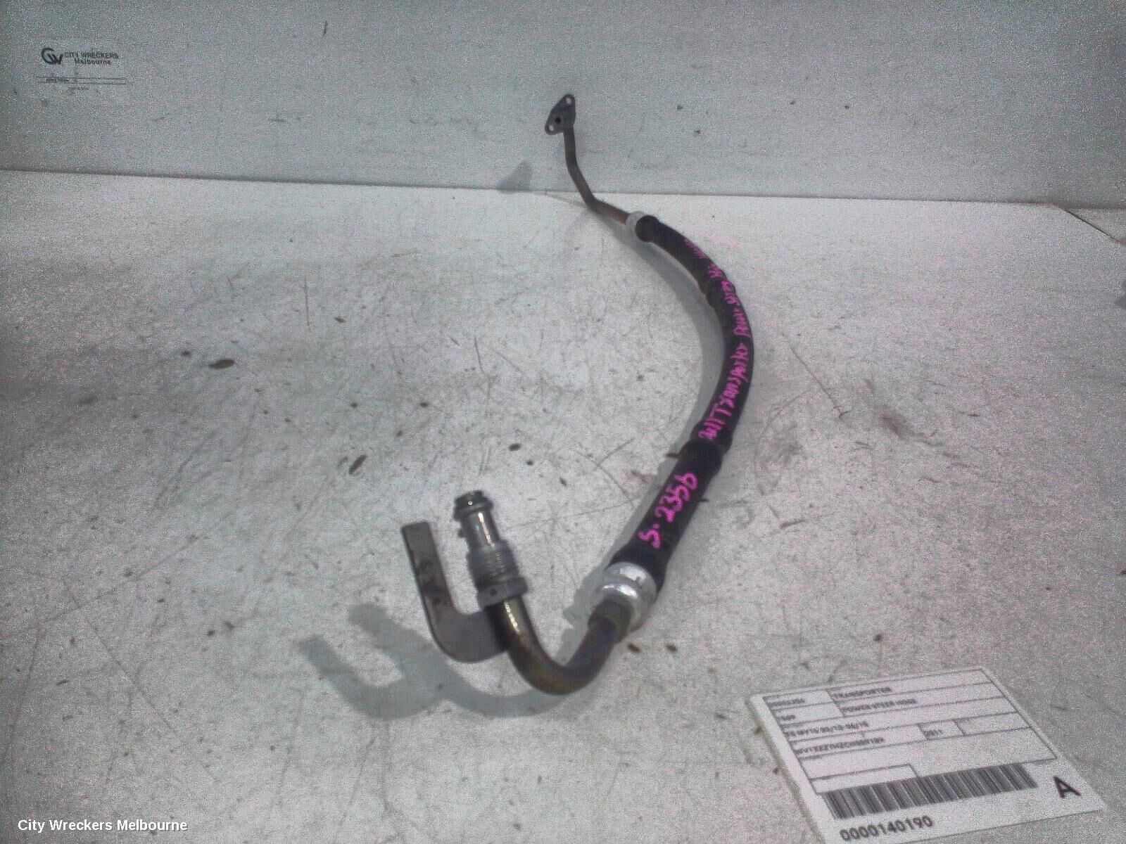 VOLKSWAGEN TRANSPORTER 2011 Power Steer Hose