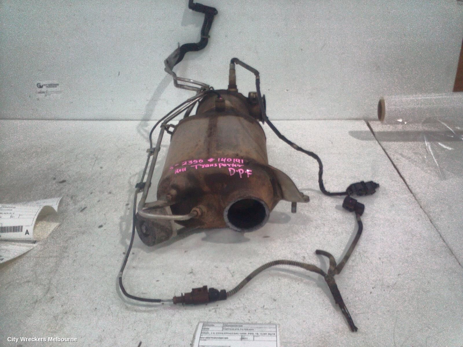 VOLKSWAGEN TRANSPORTER 2011 Particulate Filter/Dpf