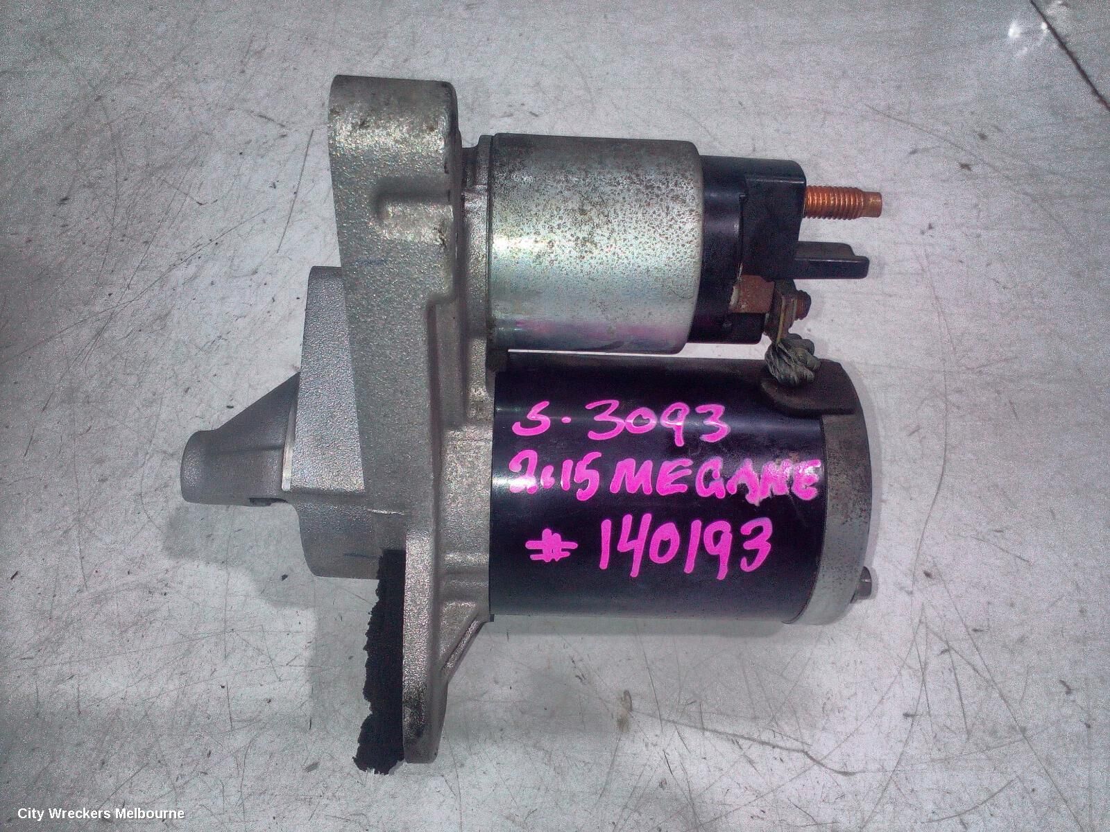 RENAULT MEGANE 2015 Starter