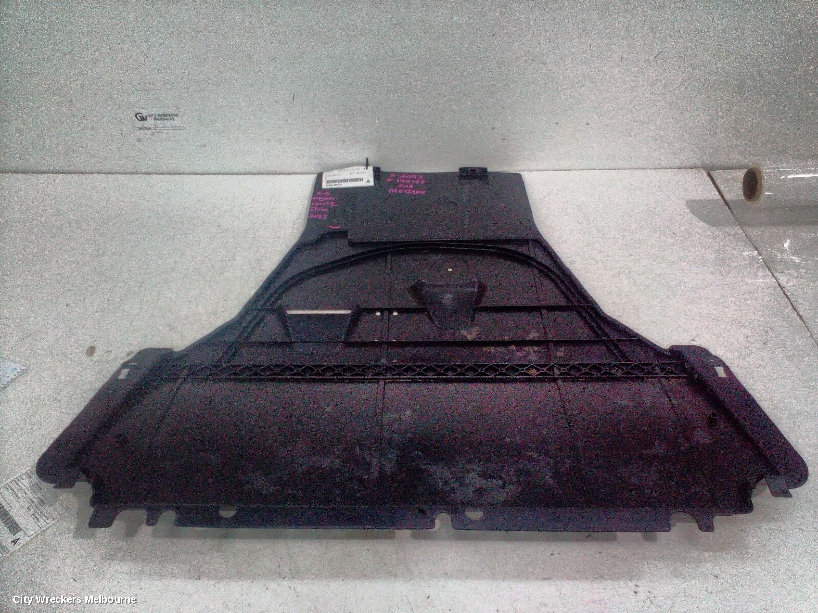 RENAULT MEGANE 2015 LOWER ENGINE SPLASH TRAY