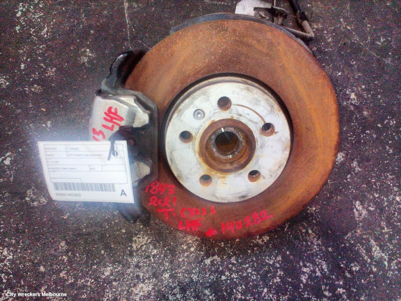 VOLKSWAGEN T-CROSS 2021 Left Front Hub Assembly