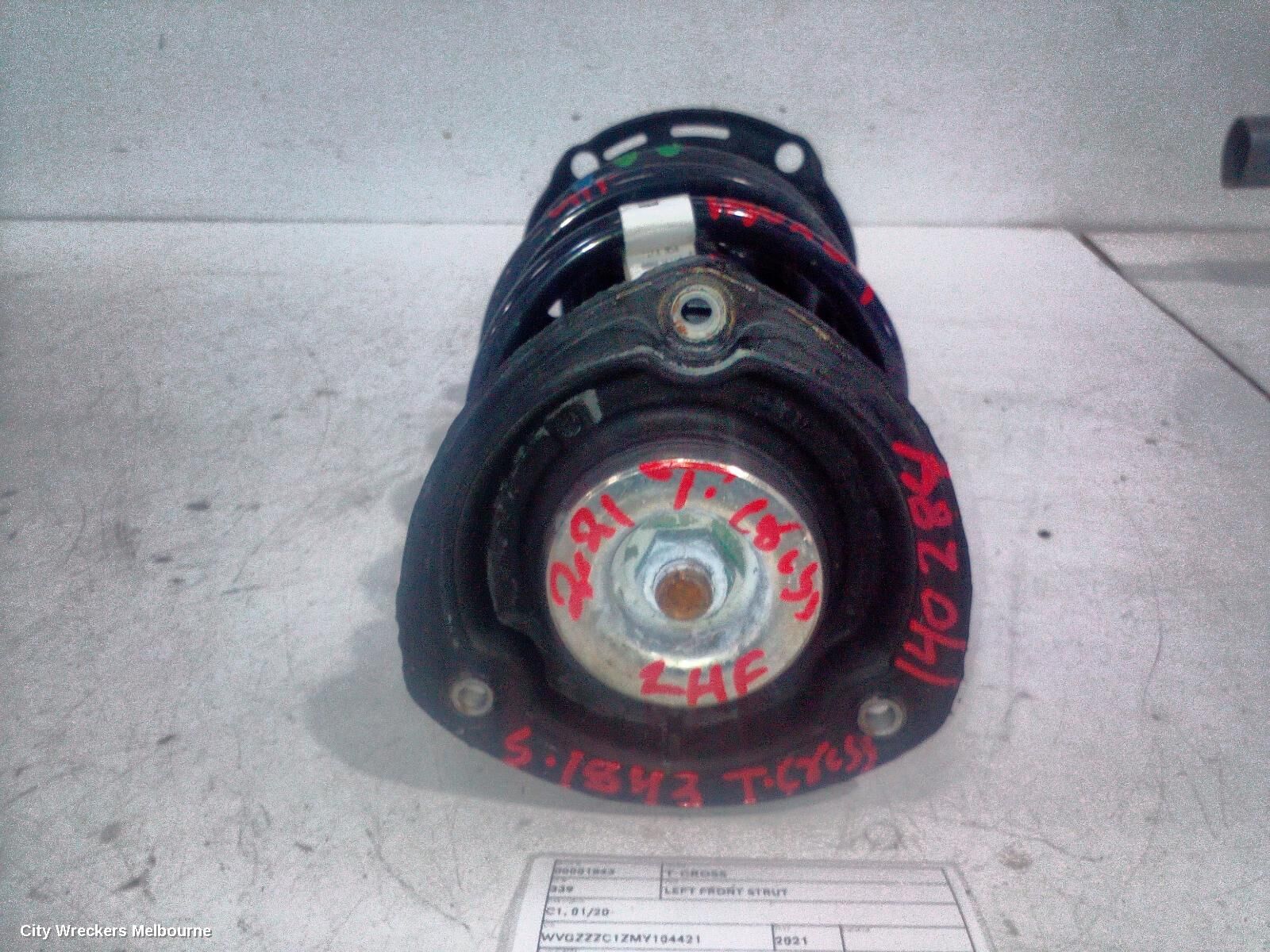 VOLKSWAGEN T-CROSS 2021 Left Front Strut