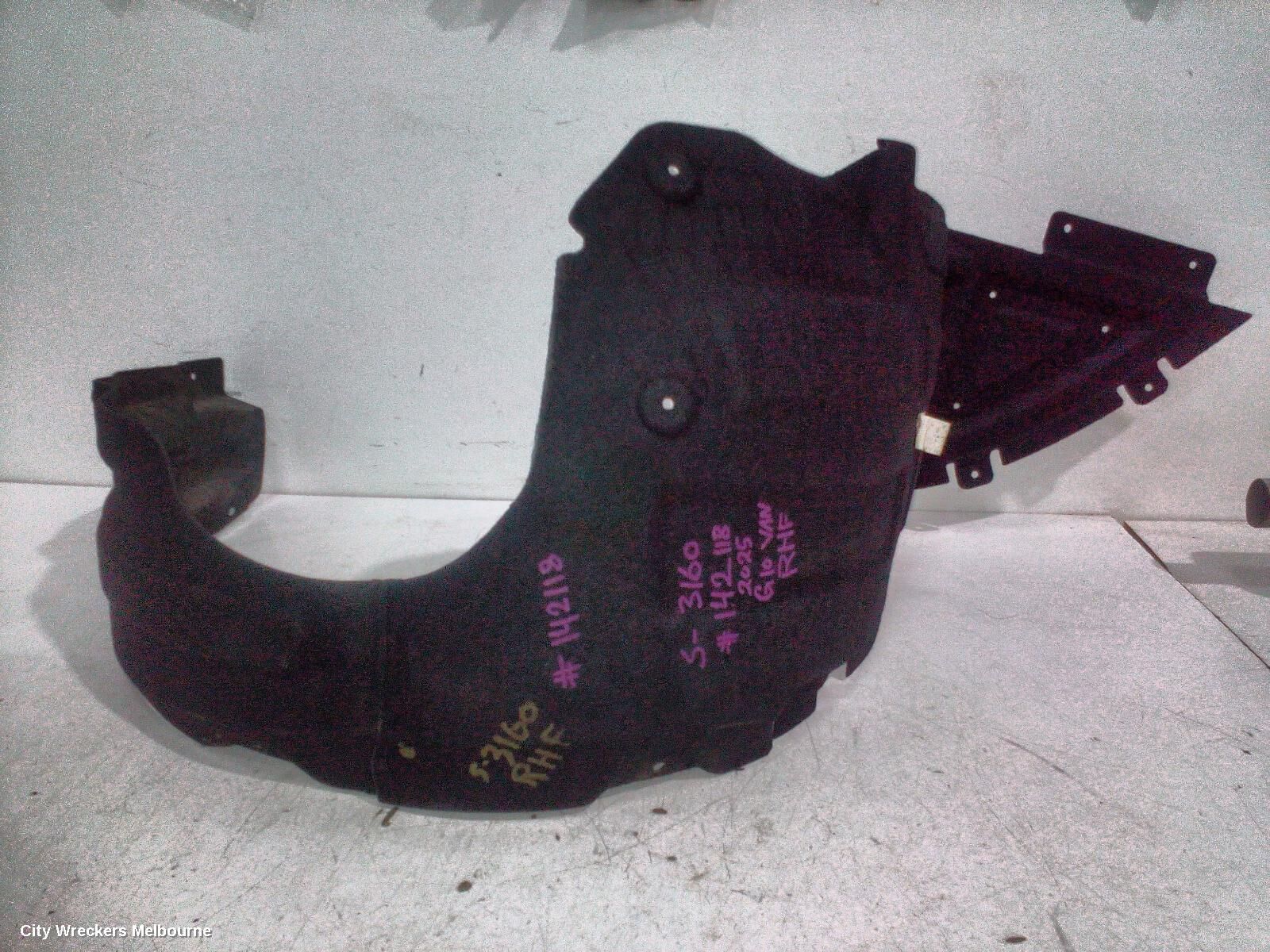 LDV G10 2025 Right Guard Liner