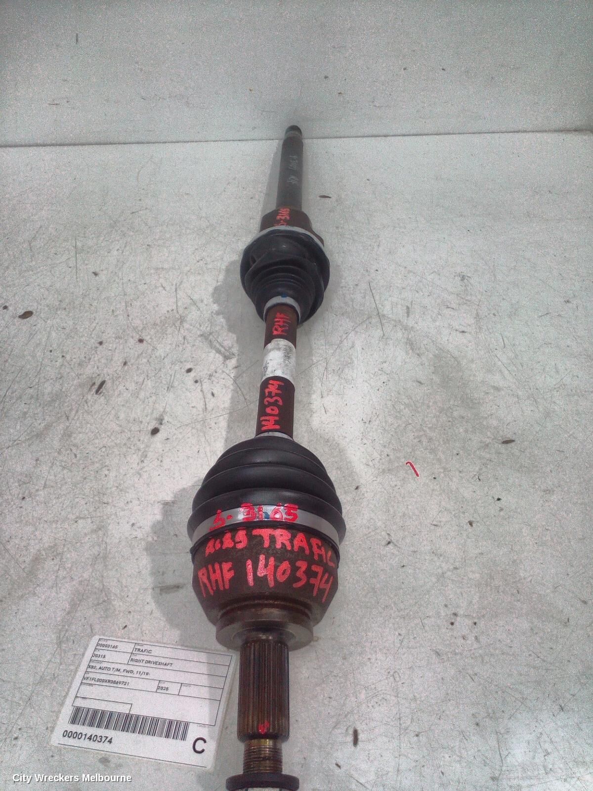 RENAULT TRAFIC 2025 Right Driveshaft