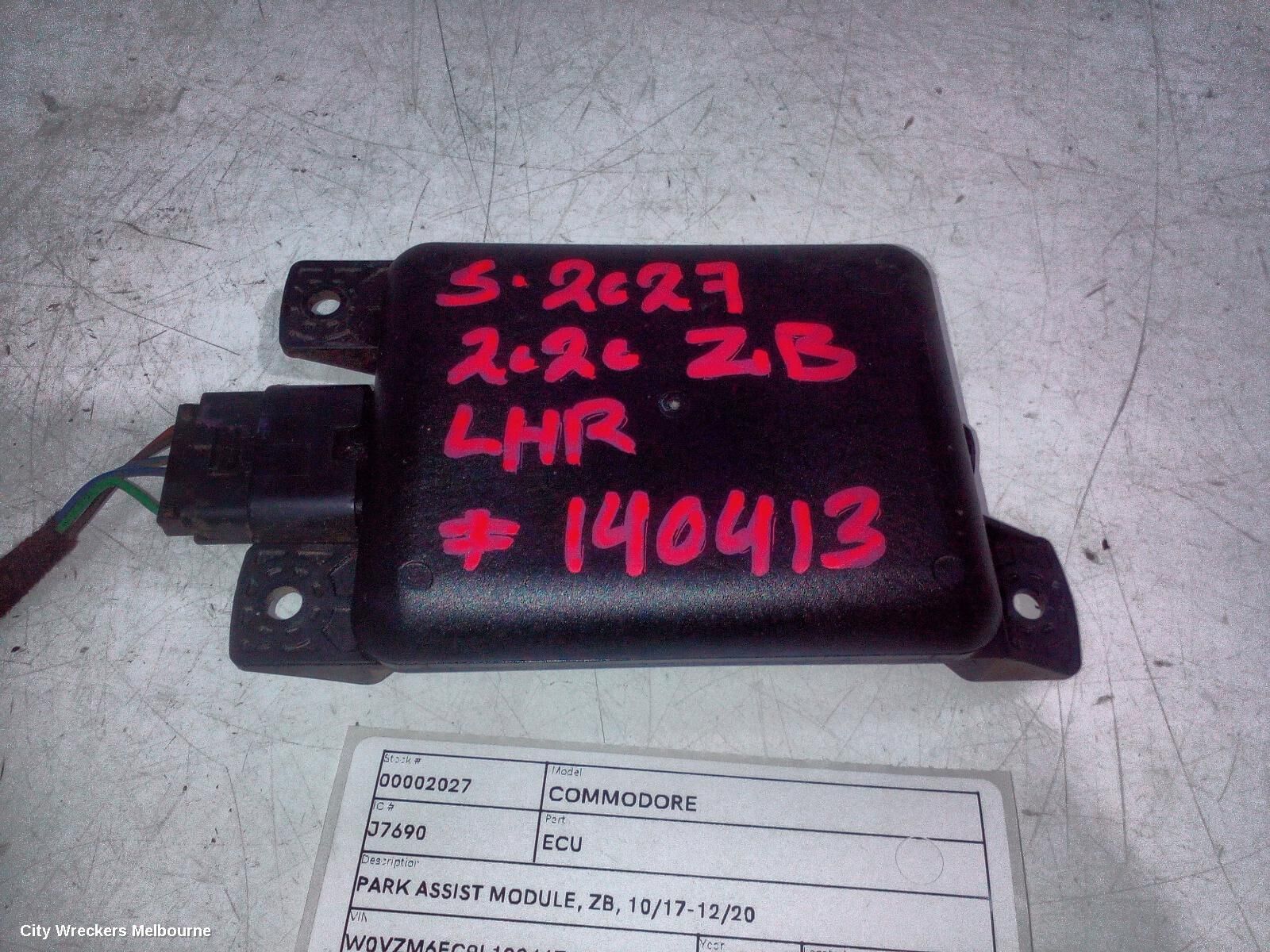 HOLDEN COMMODORE 2020 Ecu