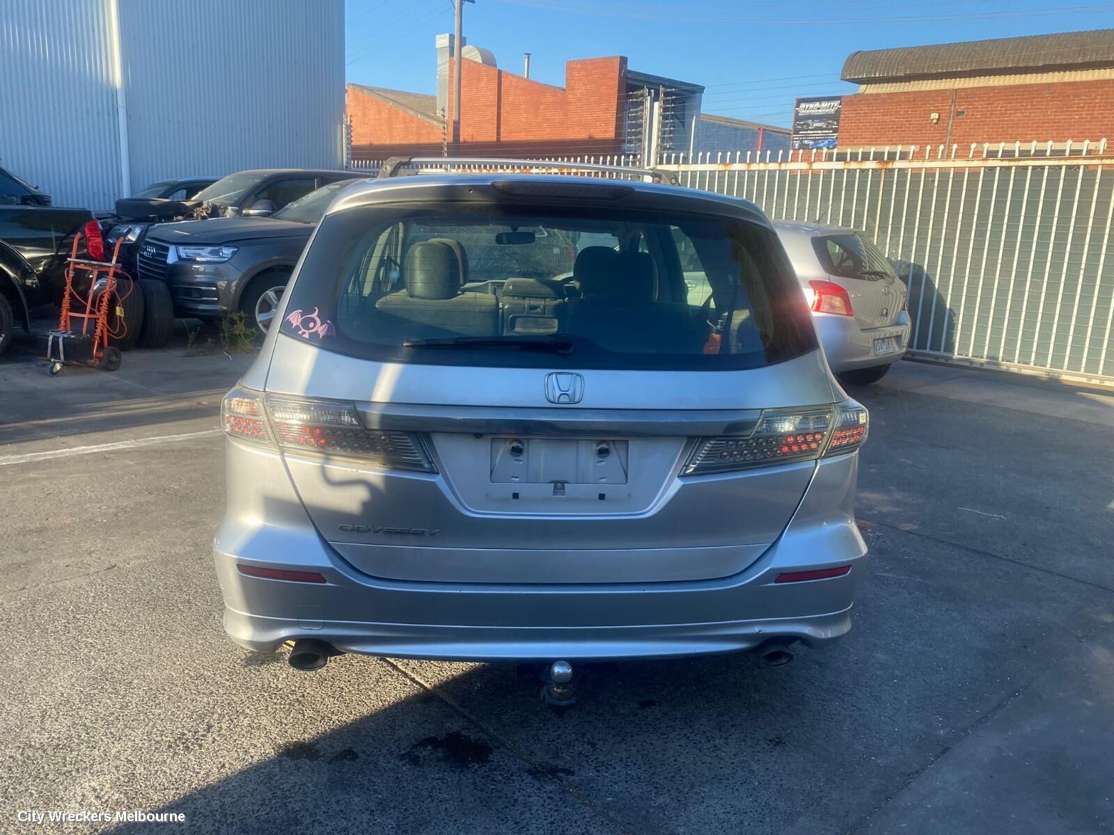 HONDA ODYSSEY 2012 Left Rear Door Window