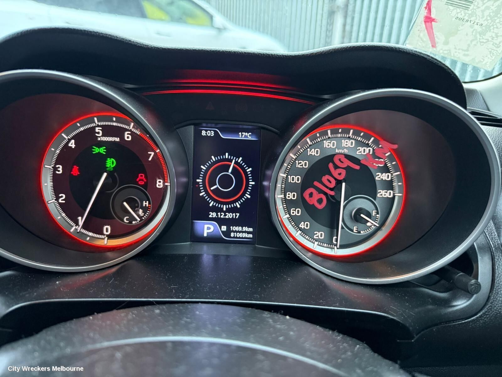 SUZUKI SWIFT 2018 Instrument Cluster
