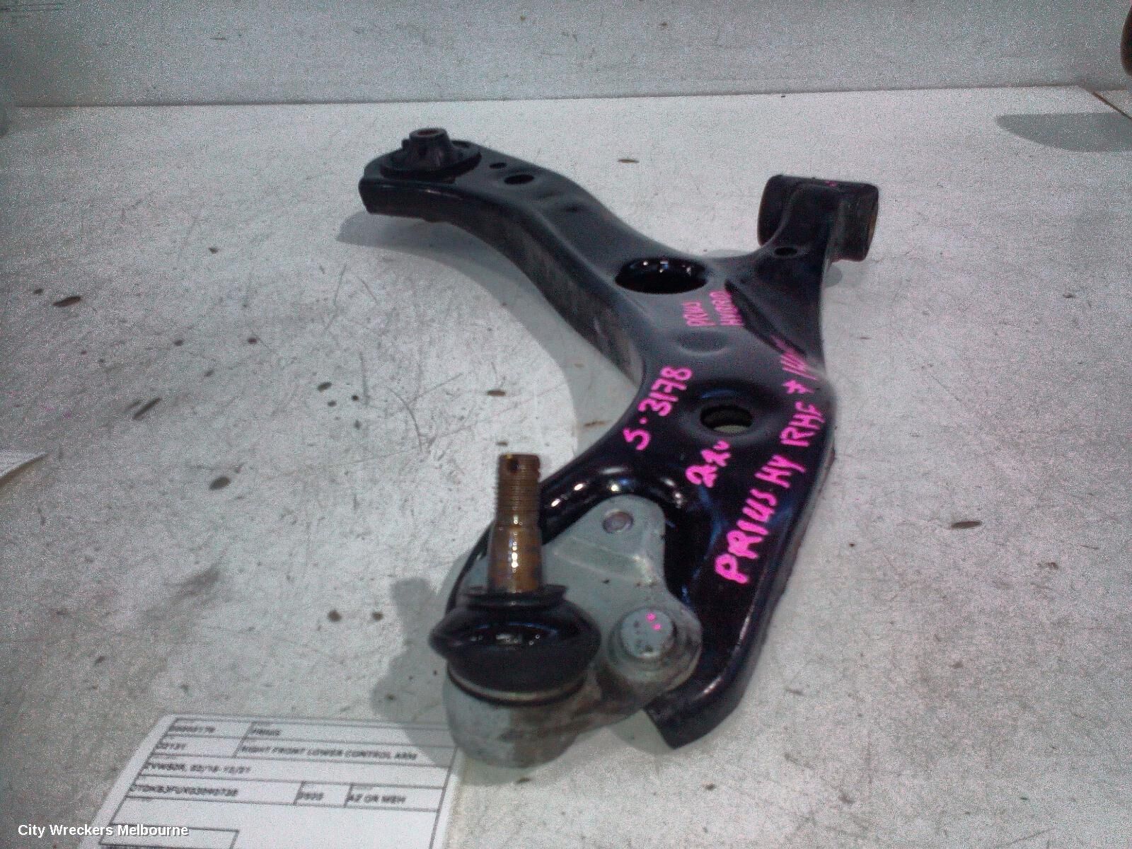 TOYOTA PRIUS 2020 Right Front Lower Control Arm