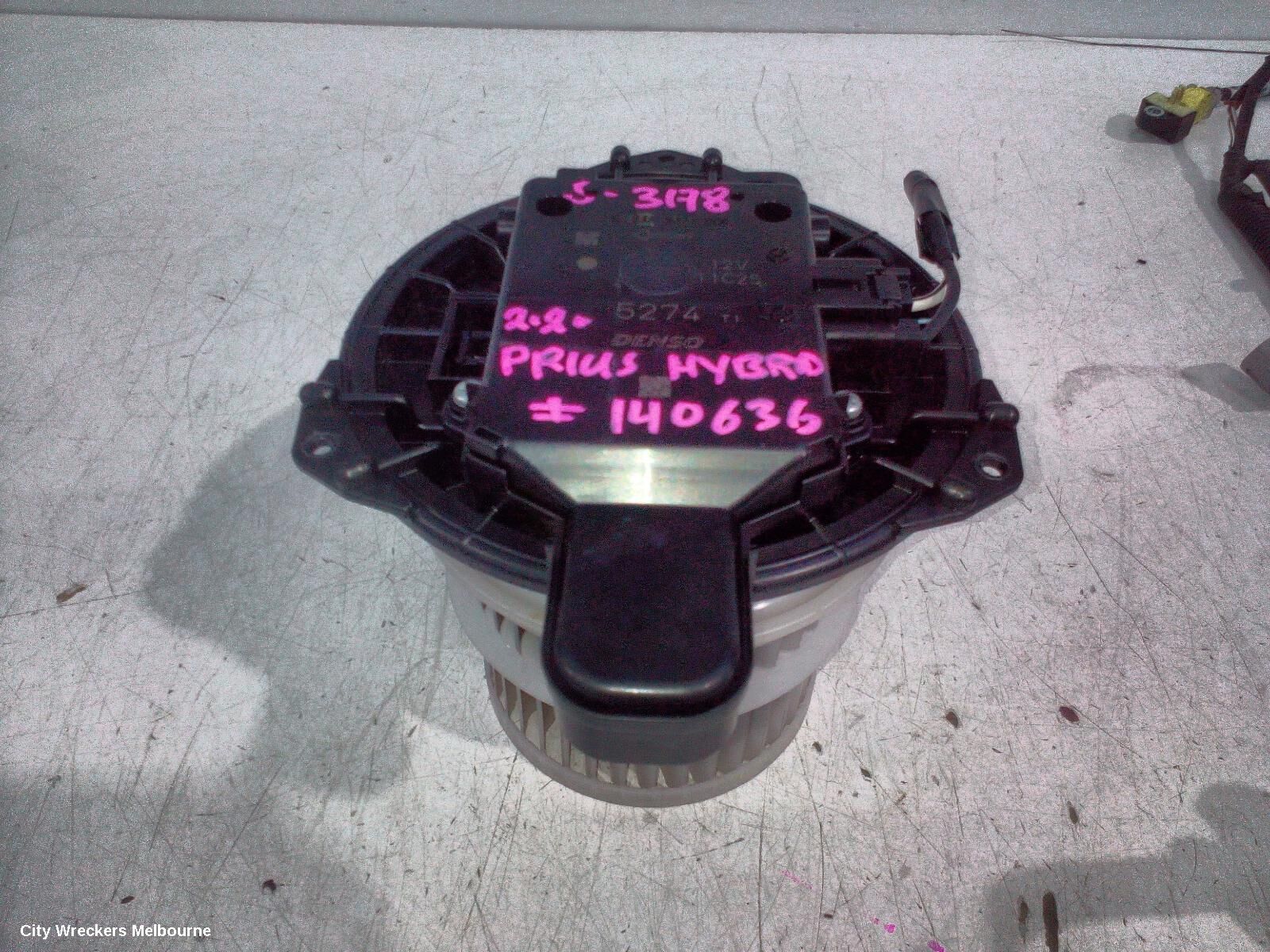TOYOTA PRIUS 2020 Heater Fan Motor