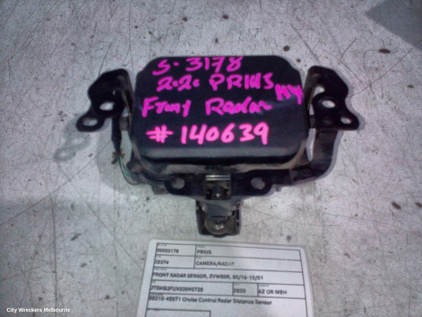 TOYOTA PRIUS 2020 REVERSE CAMERA