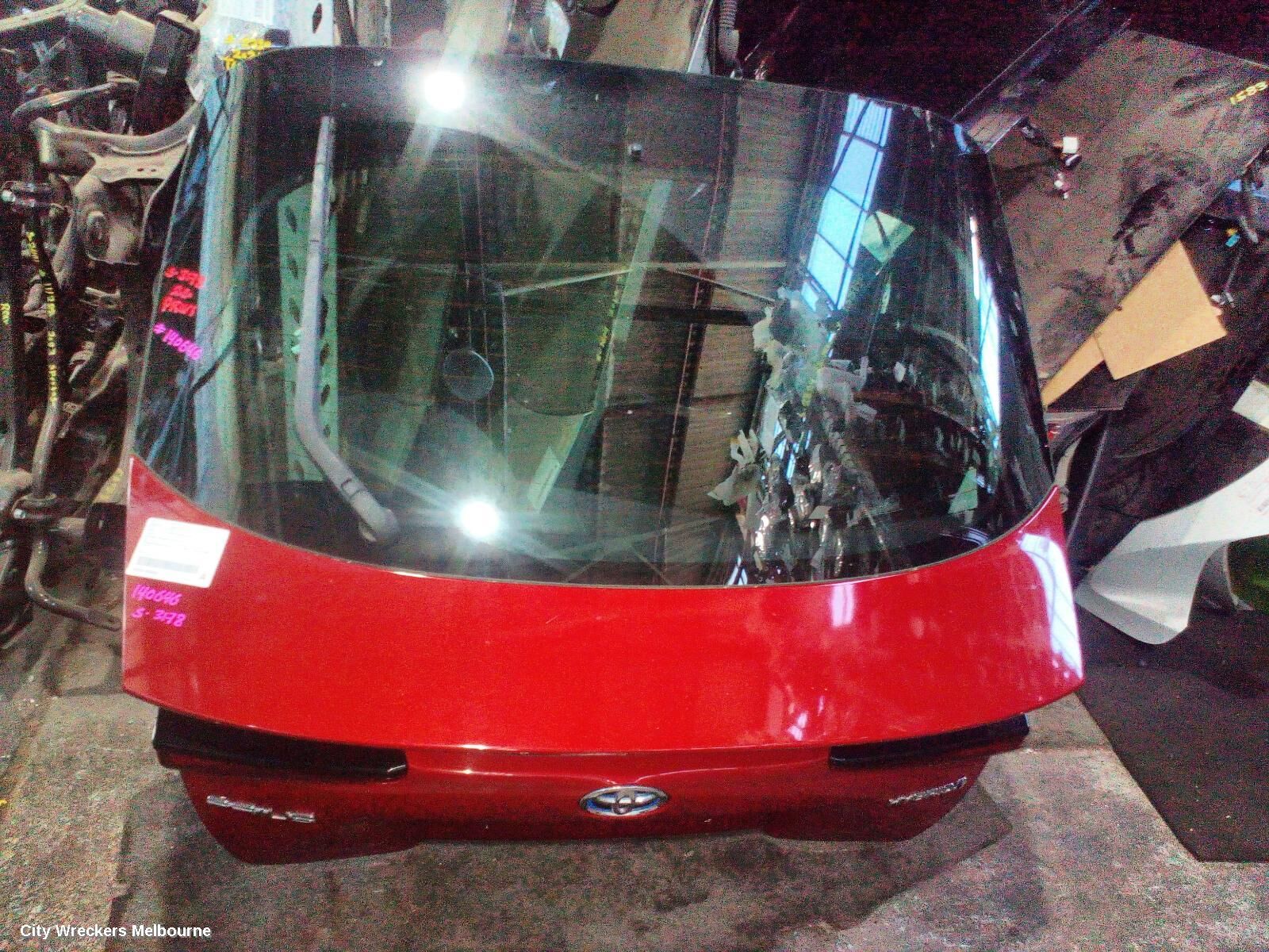 TOYOTA PRIUS 2020 Bootlid/Tailgate