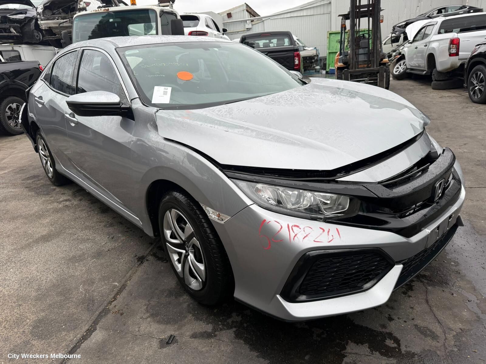 HONDA CIVIC 2018 Right Front Door