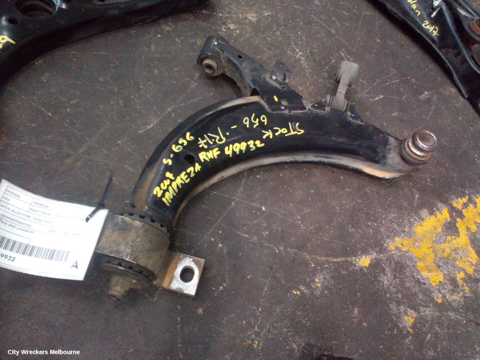 SUBARU IMPREZA 2007 Right Front Lower Control Arm